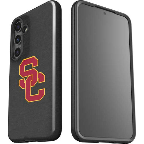 University of Southern California USC Dark Grey Logo Galaxy S25 Impact Case